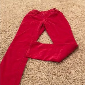 Soft corduroy pants girls